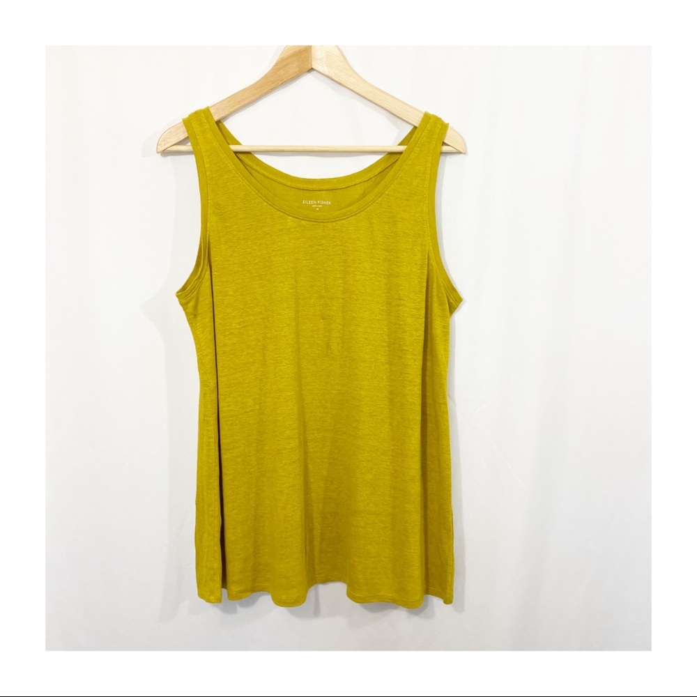 Eileen Fisher 100% Organic Linen Tank Top